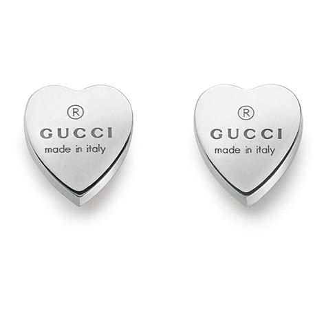 Trademark Gucci Heart Stud Earrings by Gucci 